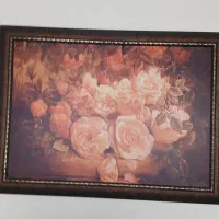 تابلو نقاشی روی پارچه کاردست