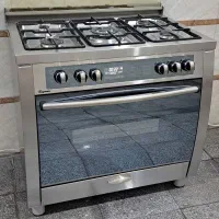 گاز فر تمام استیل تکنو مشابه نو فول آپشن فن دار