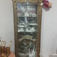بوفه و جا میوه ای و سماور و قوری وقندون وپارج