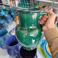 پارچ و لیوان سفالی