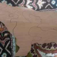 خرس حیوانات چوبی