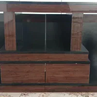 زیر تلوزیون چوبی