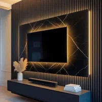 ماربل شیت،ترمووال،دیوارکوب قرنیز نوری،قاب بندی