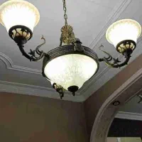 لوستر|لوستر و چراغ آویز|فومن, |دیوار