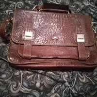 کیف چرم کم استفاده شده چرم اصله