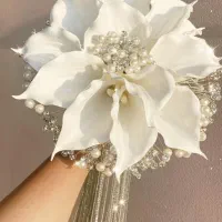 دسته گل عروس/ ماشین / حک اسم