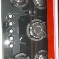 فروش اجاق گاز توکار ملوران پنج شعله شیشه‌ای