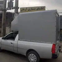 راننده موزع با ماشین نیسان،  آریسان، پیکان وانت