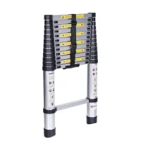 نردبان تلسکوپی همه متراژ 3.8تا6متر تمام آلومینیوم