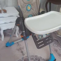 صندلی غذا چیکو اصل  توری پشه بند نوزاد در حد نو