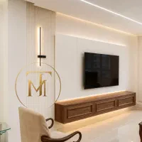میز تلویزیون مدل نئوکلاسیک طرح لاکچری