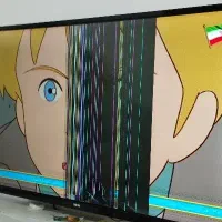 تلویزیون پنل شکسته