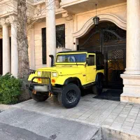 جیپ صحرا کروک سفارشی رنگ لیمویی