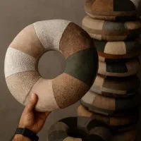 نشیمن .رینگی مربعی گردنی طبی