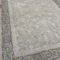 یک جفت فرش ۹ متری ۱۲۰۰ شانه گل برجسته درحد آکبند