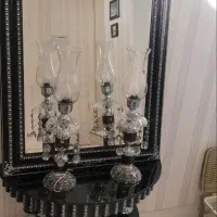 آینه و شمعدان در حد نو