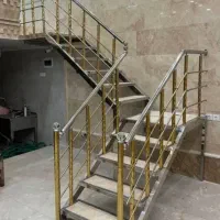 نرده استیل و شیشه سکوریت