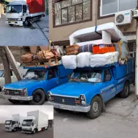 باربری اثاثیه منزل حجت بار  نیسان خاور وانت