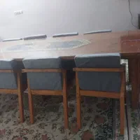 میز ناهارخوری ده نفره چوبی