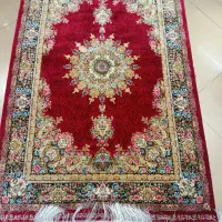 فرش تمام ابریشم ذرعونیم