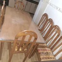میز ناهار خوری ۸ نفره چوب راش