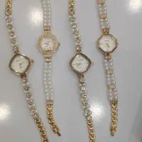 ساعت مچی زنانه ترند مرواریدی رنگ ثابت