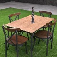 صندلی کافه تونت لهستانی چوبی فلزی