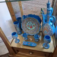 ست کامل پذیرایی نقش قلم، کاردست استاد بزرگ خراسان