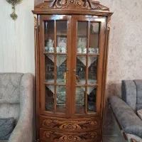بوفه منبت کاری چوب گردو