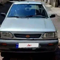 پراید نقره ای دوگانه سوز