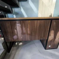 میز پاچال فلزی و چوبی در حدنو