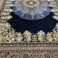 فرش ۶و۴متری سرمه ای1000 شانه 3000تراکم