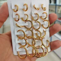 گوشواره حلقه ای استیل