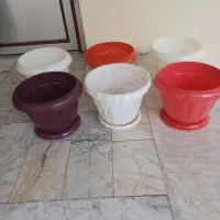 گلدان پلاستیکی نو