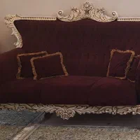 مبلمان هفت نفره پارچه ی مخملی ترک