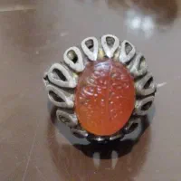 انگشتر نقره خط استاد