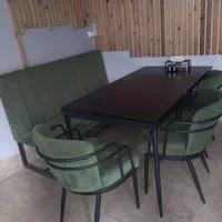 میز صندلی مبل فلزی رستورانی کافه رستوران کافی شاپ