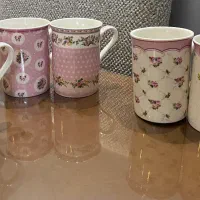 ماگ و لیوان فانتزی گل دار وارداتی