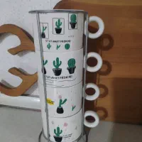 ۴عدد فنجان ۱عدد فوم ساز