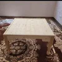 میز کرسی چوب روس ، خراطی ، به همراه هیتر برقی