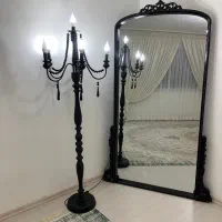 شمعدان لوستر آباژور برقی آینه