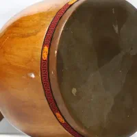 تنبک استاد شیرانی /چوب یک تیکه گردو|سازهای سنتی|سلمانشهر, |دیوار