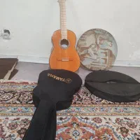گیتار یاماها C40 و دف در حد نو