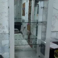 بوفه ویترین سفید بنفش