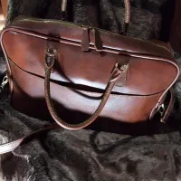 کیف چرم طبیعی دست دوز مردانه