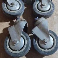 چرخ زیر یخچال   گاری.  ترمزدار