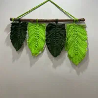 دیوار کوب مکرومه