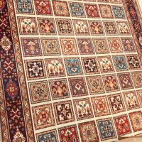 فرش گلیمی  شیک تمیز و سالم۲در ۱ونیم