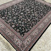 فرش نقشه گلریز سرمه ای ۷۰۰شانه ۱۲و۹و۶ متری