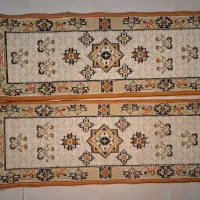 دو عدد پادری فرش طرح سنتی
